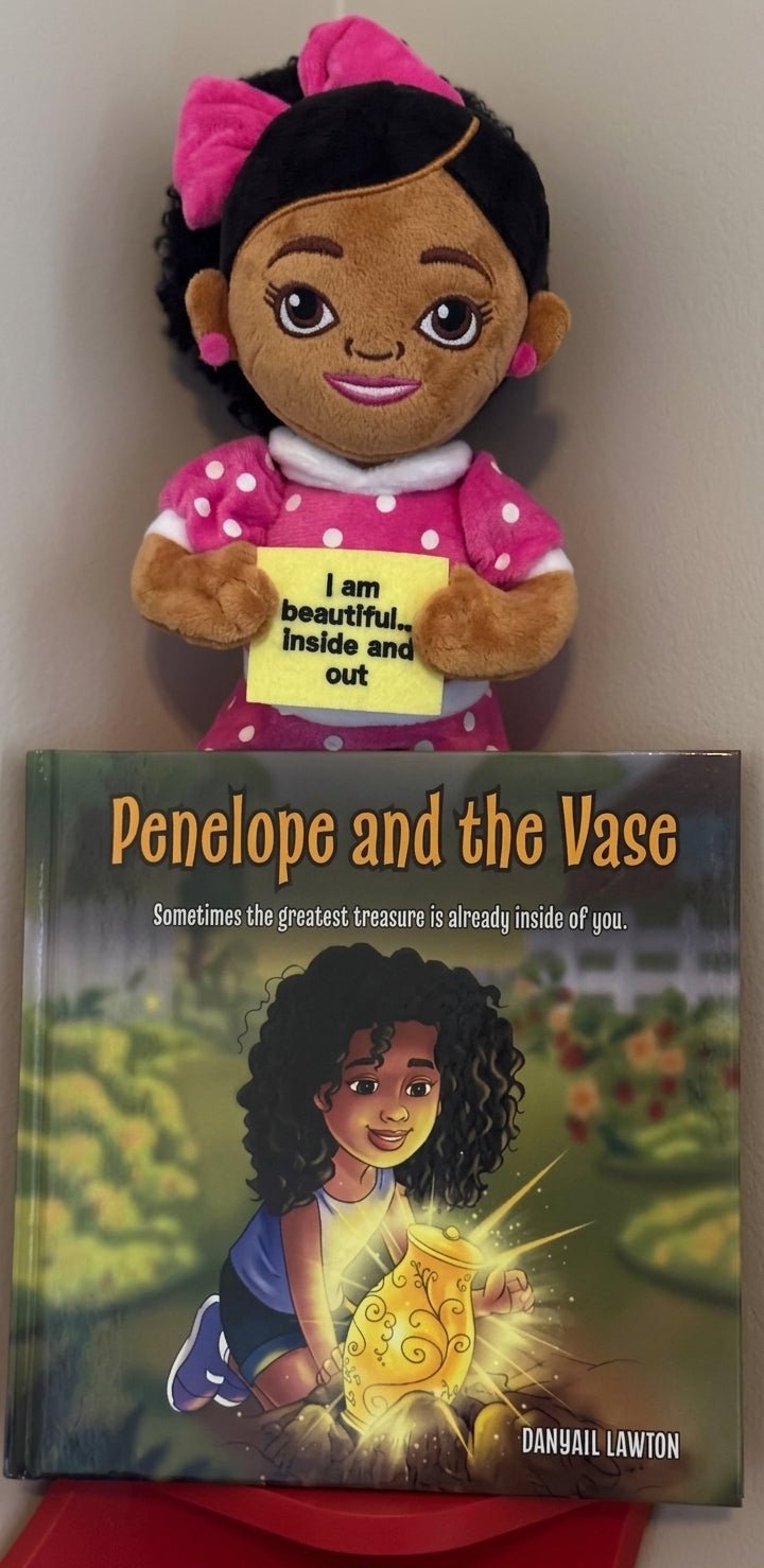 Penelope Confidence Kit | Book, Doll and Affirmations | Ages 4 to 10